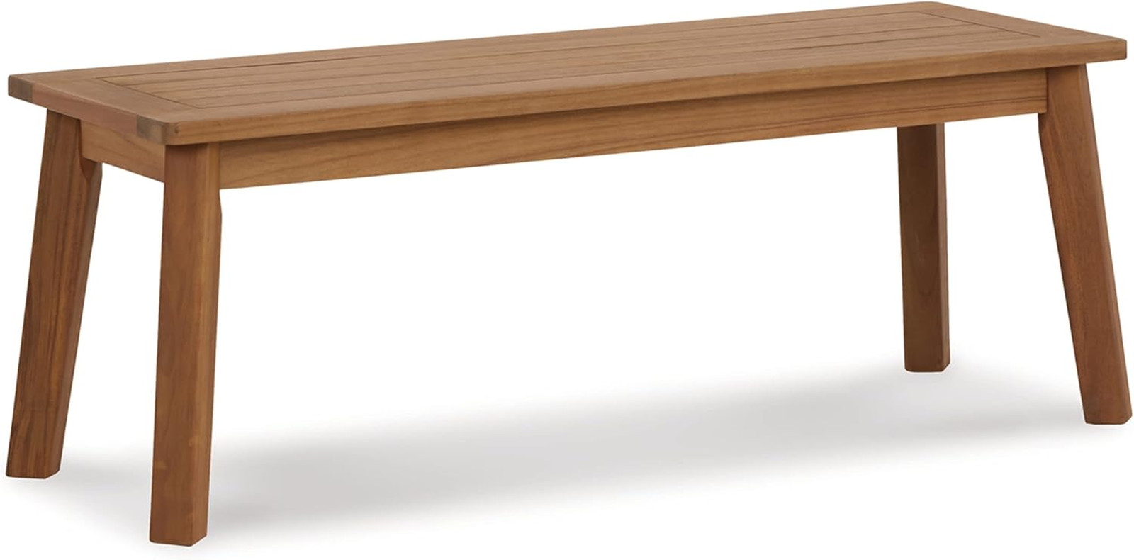 Light Brown Janiyah Casual Outdoor Dining Bench for Stylish Relaxation