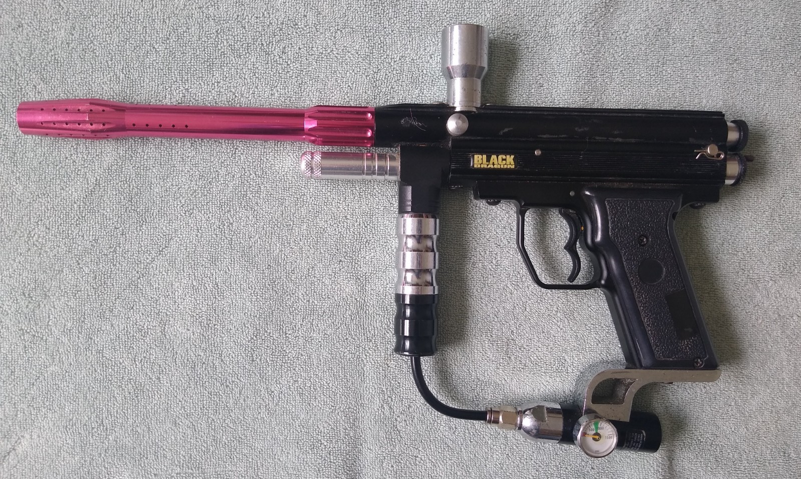 Black Dragun Paintball Marker  PARTS ONLY   "AS IS"