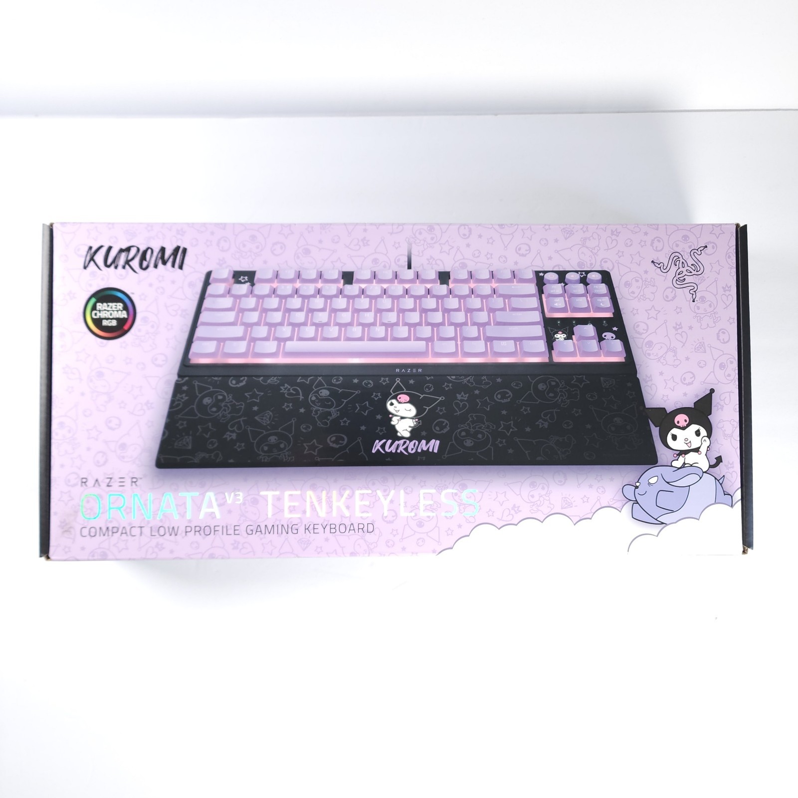Razer Ornata V3 Tenkeyless - Low Profile Gaming Keyboard US Layout Kuromi