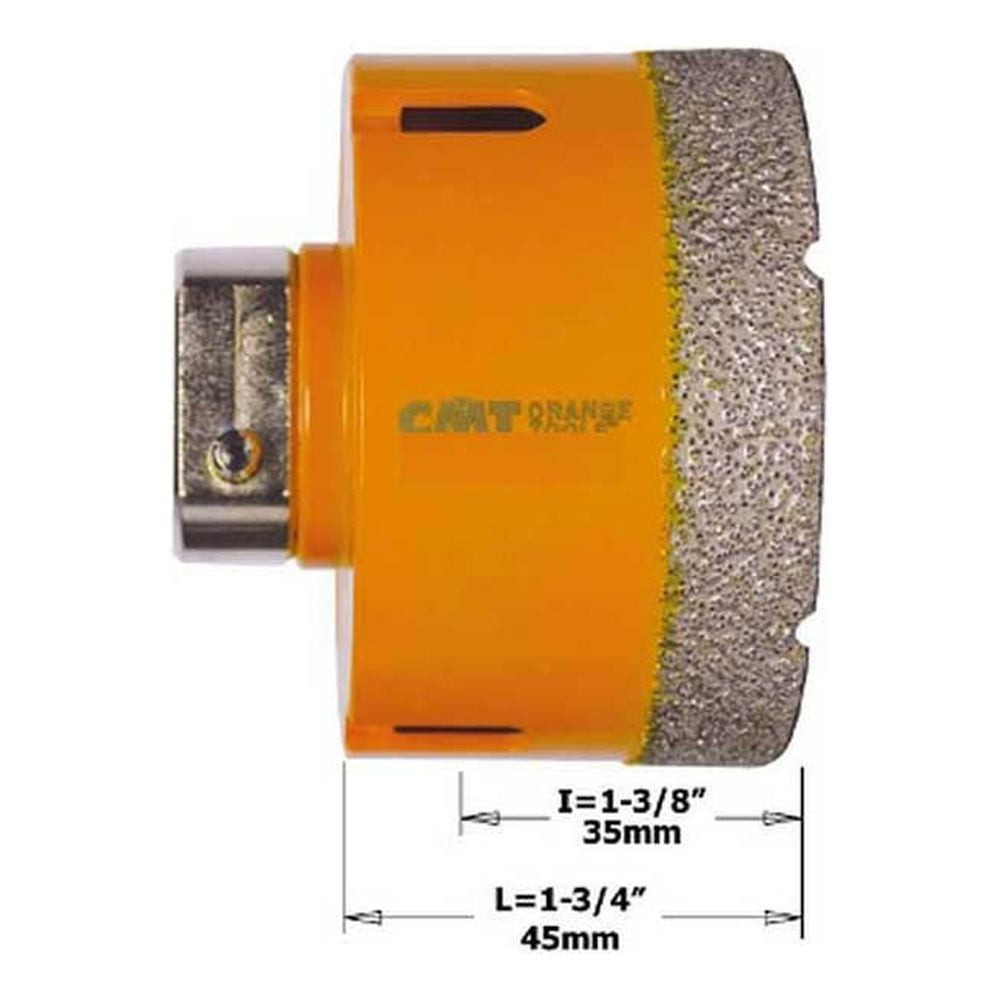 CMT DIAMOND DRY HOLE SAW 1-1/4"