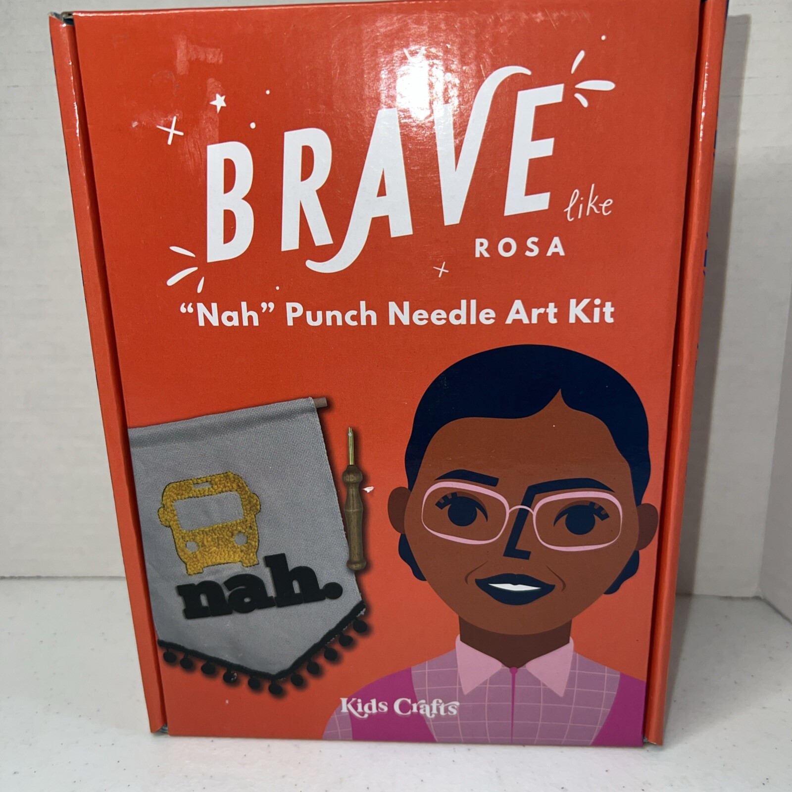 Kids Crafts Brave Like Rosa Parks Nah Punch Needle Craft Kit Diy Art & Craft NIB