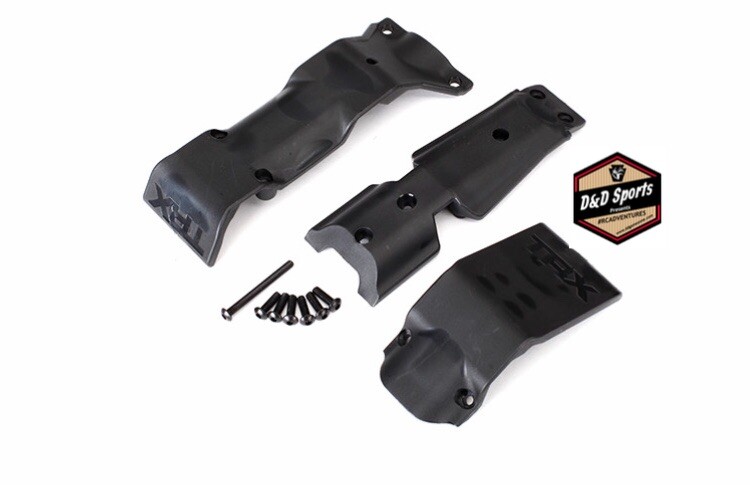 Traxxas 8637 Skid plate set, front/ skid plate, rear  E Revo 2.0