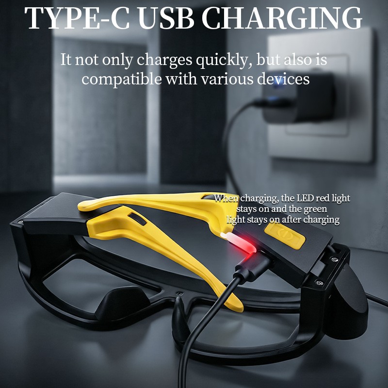 Multifunctional Eyewear Light With USB Charging