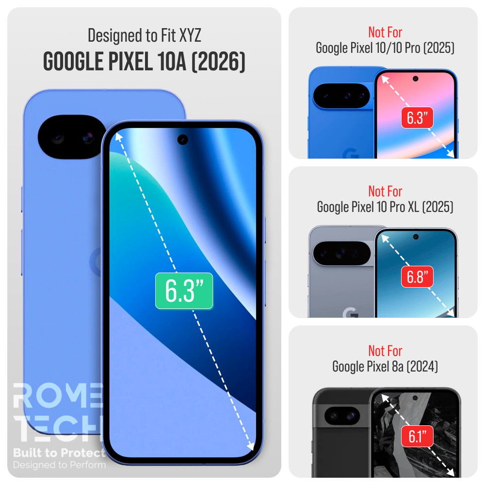 For Google Pixel 10A Tempered Glass Screen Protector (3 Per Pack)