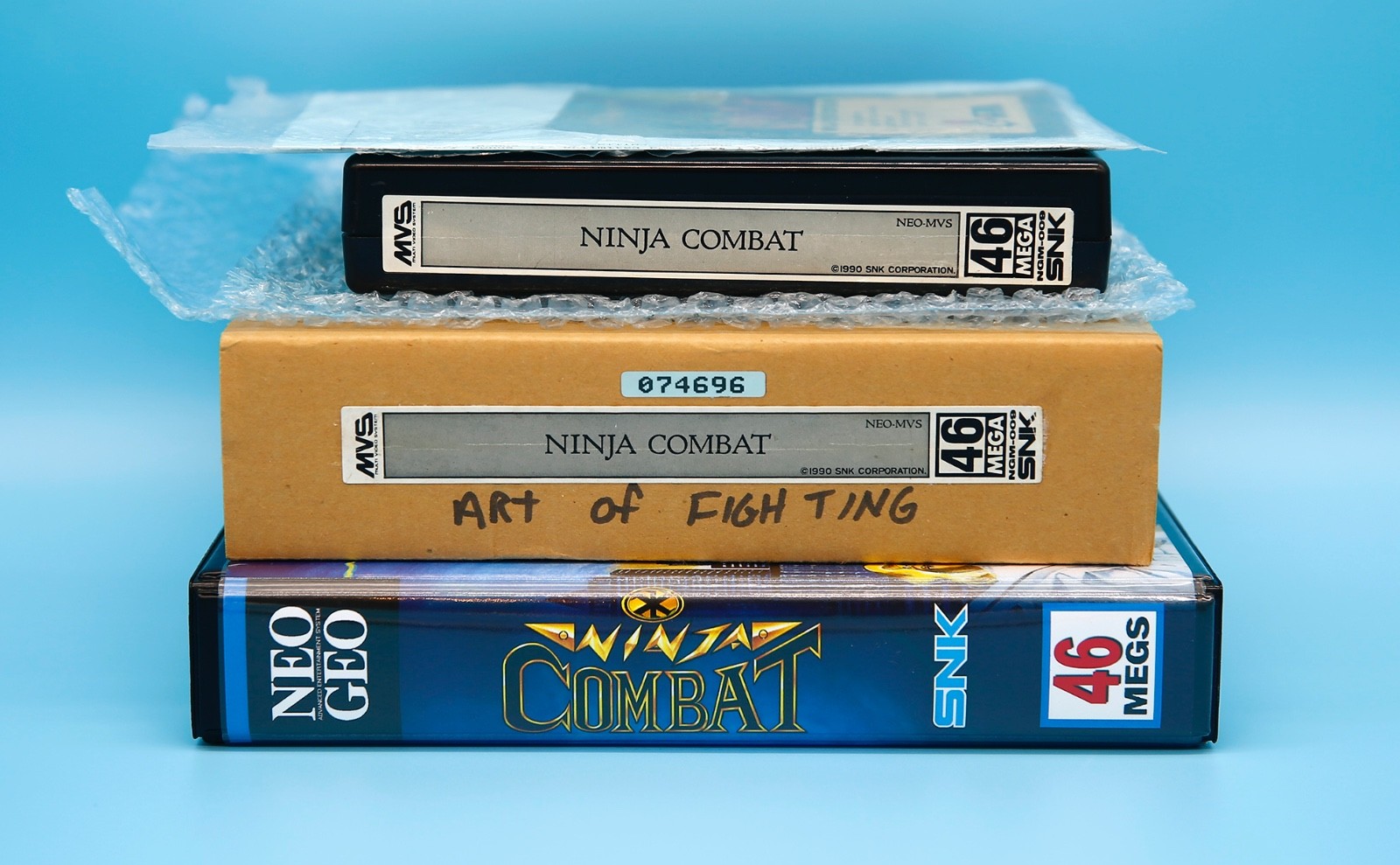 Ninja Combat US English MVS Kit • Neo Geo JAMMA Arcade System •  SNK Beat 'em Up