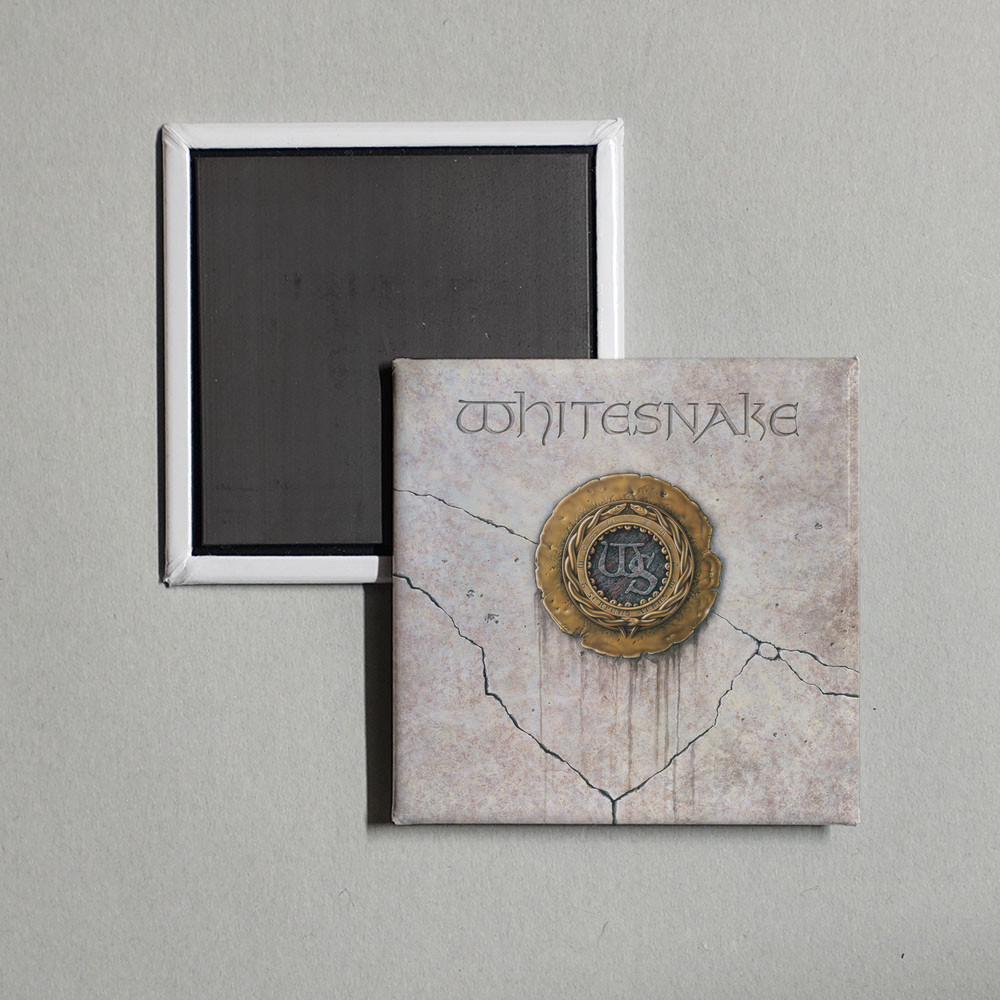 Whitesnake - Whitesnake (2018 Remaster) Album Cover Locker Fridge Magnet