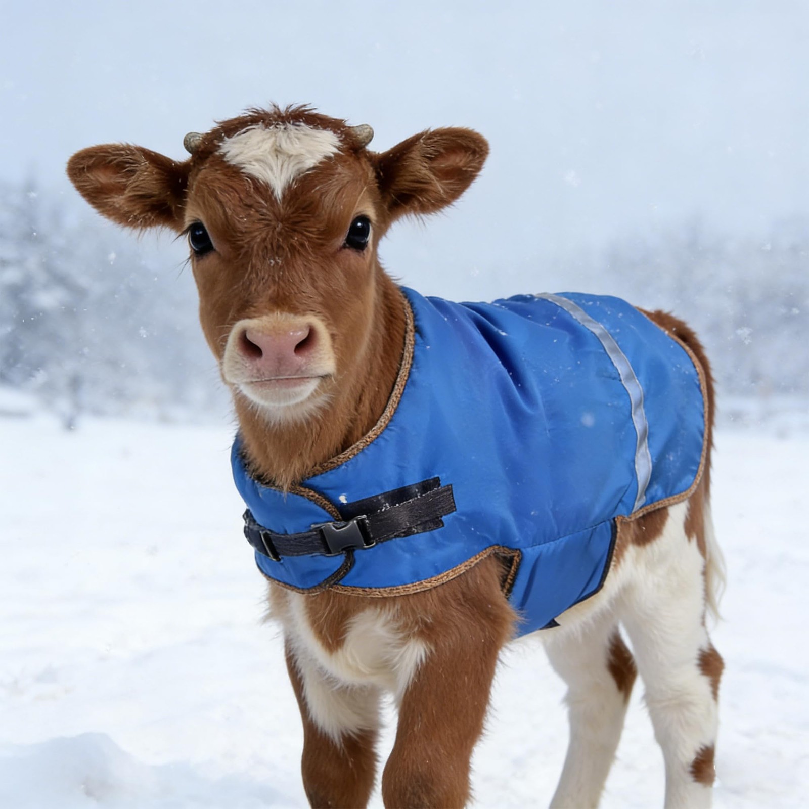 1PC Goat Coat Calf Warm Clothes Calf Saver Coat Blanket for Keep Cow Warmming...