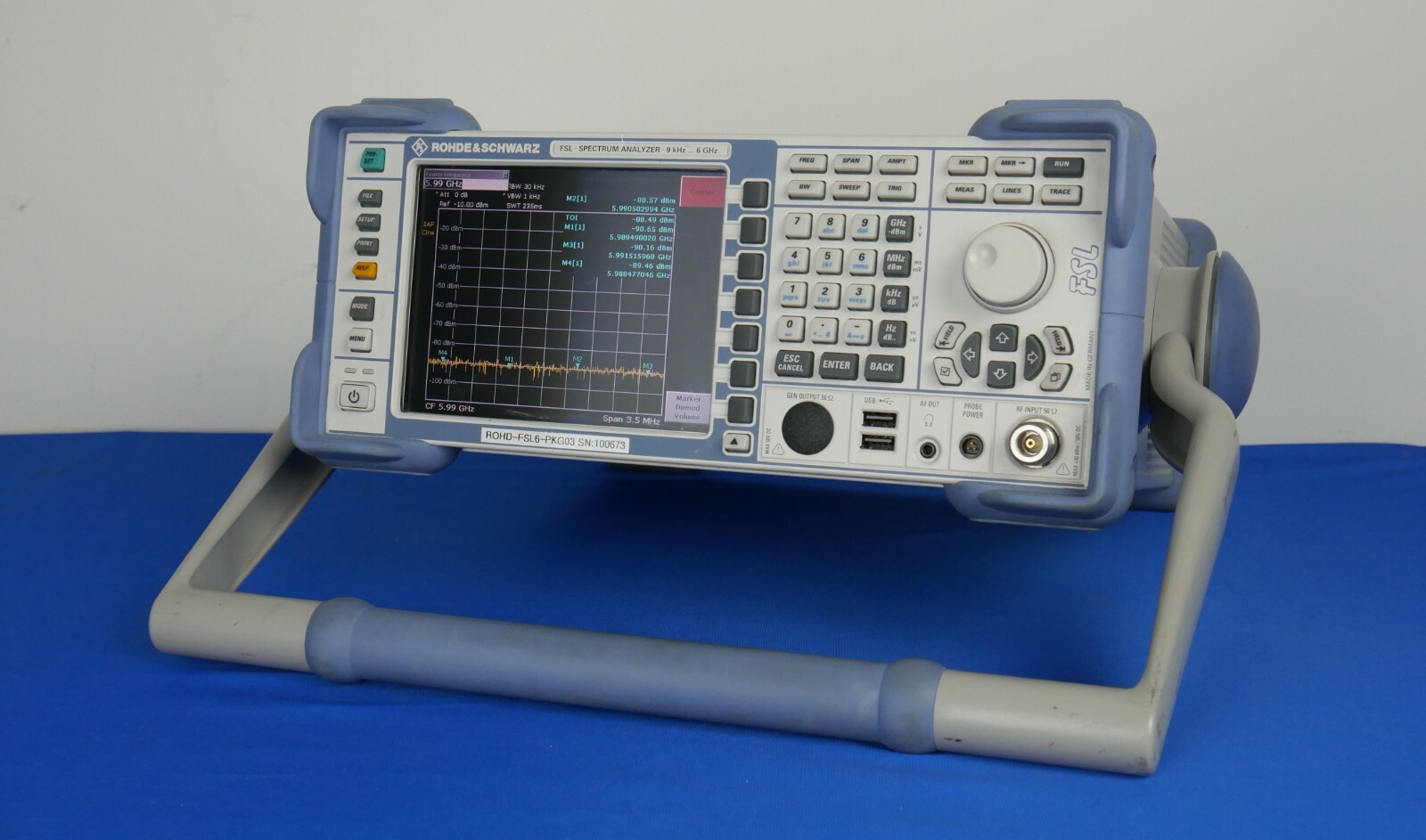 Rohde & Schwarz FSL6 Spectrum Analyzer | Opt. B4, B7, B10, B22