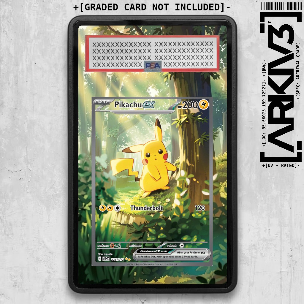 PSA/TAG Pikachu ex (276/217) Extended Art Graded Case