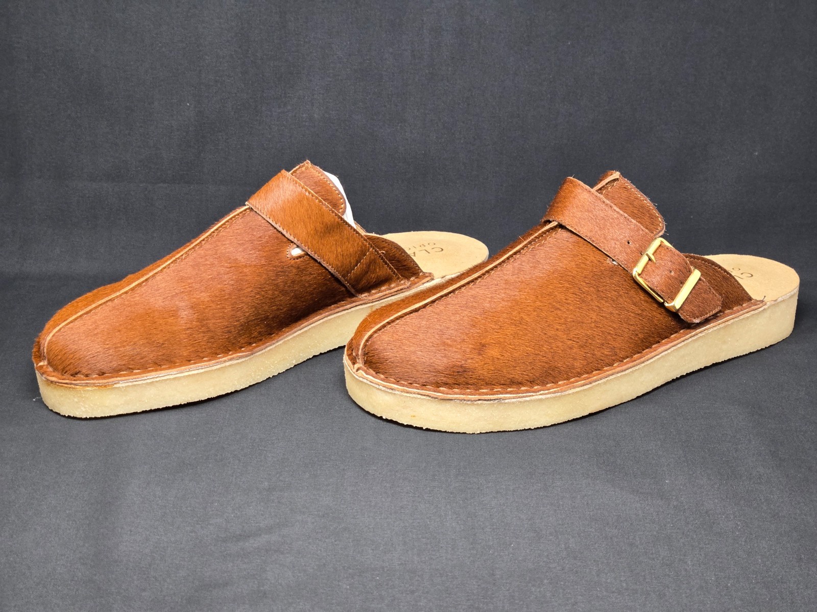 Clarks Originals Trek Mule Cola Brown Men's Multi Sizes Slip On 26171988 NEW