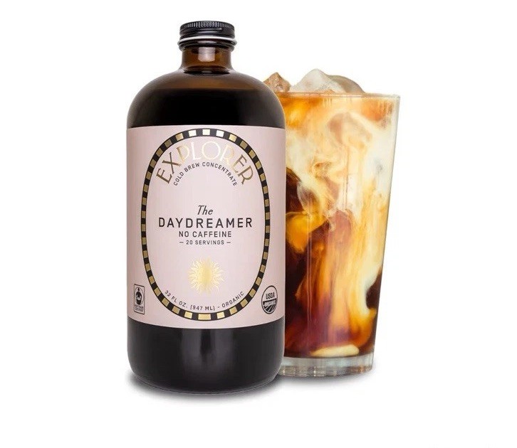 Explorer Cold Brew Organic Liquid Coffee Concentrate Daydreamer Decaf, 32 fl oz