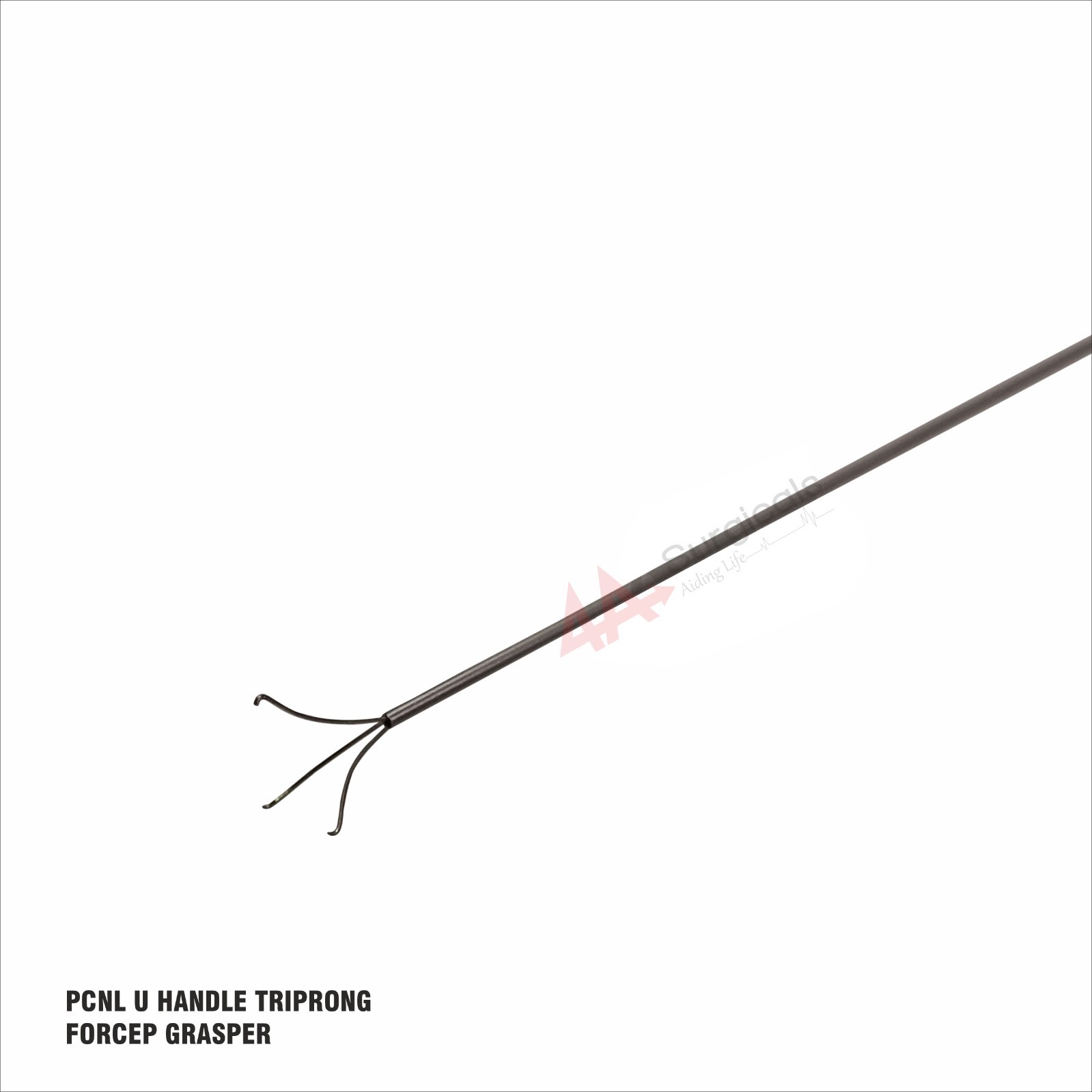 4A PCNL U Handle Triprong Grasper Forcep 7Fr 38cm (1 piece)