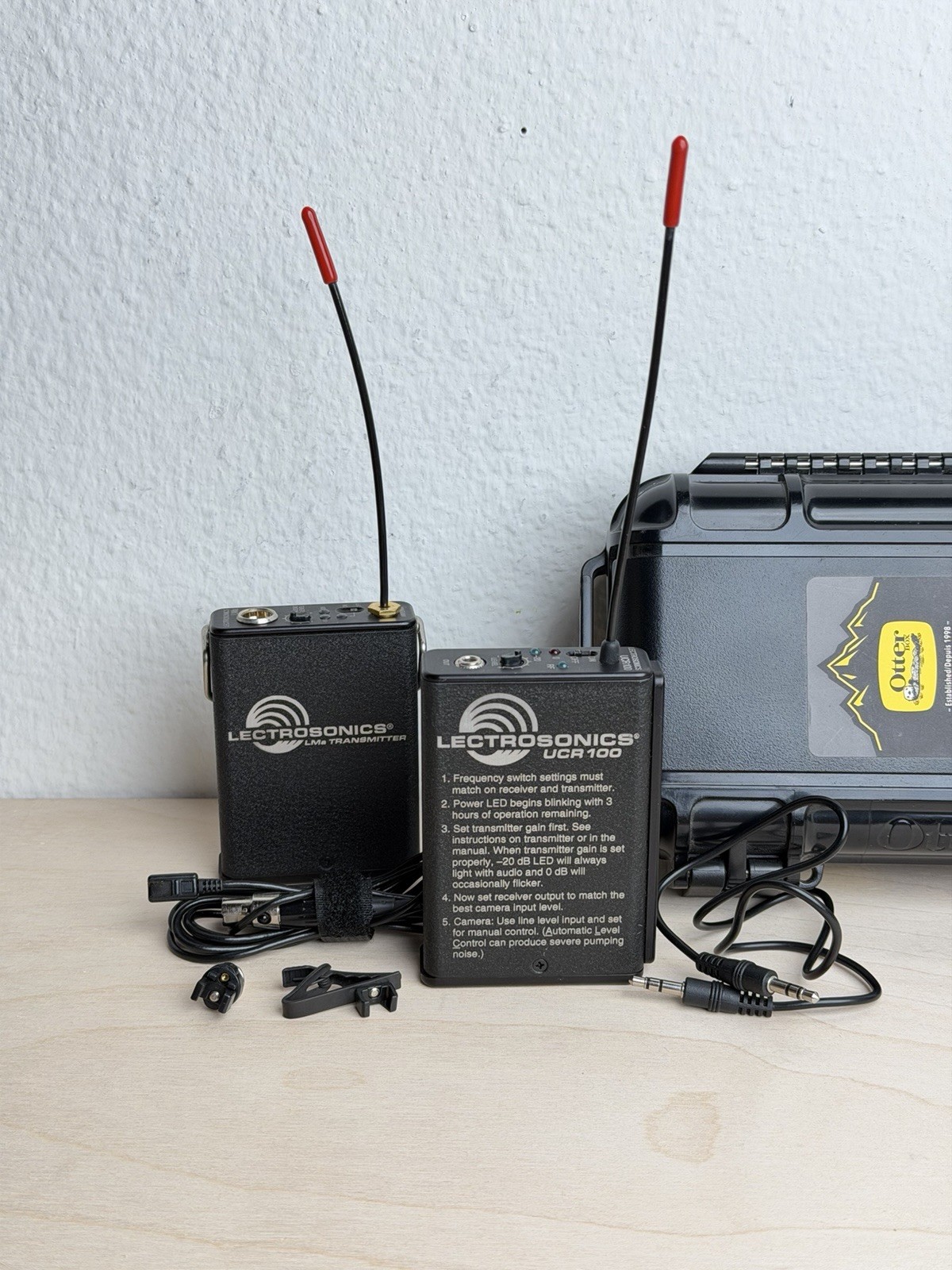 Lectrosonics UCR100 Receiver + Lma Transmitter With Microphone And Hard Case
