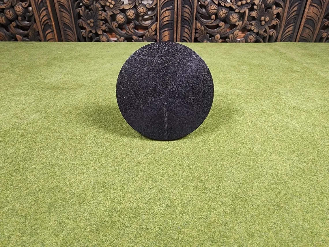 100mm Round Bases - Plain Beveled Bases - Wargaming Old School Bases