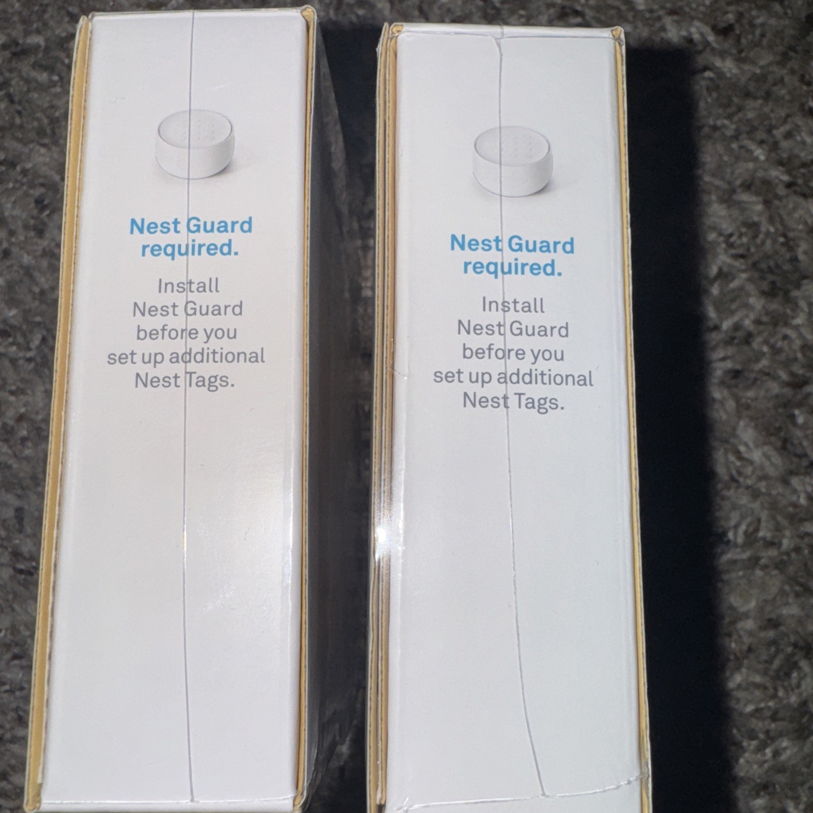 Two Nest Tag Keychain Access Control for Nest Secure System NEW SEALED