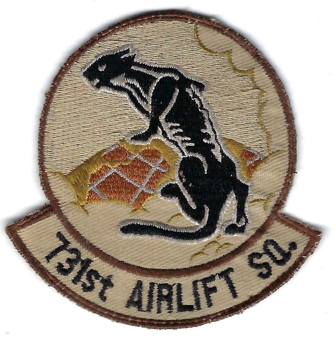 PATCH USAF 731ST  AIRLIFT SQ PETERSON SFB    DB-14