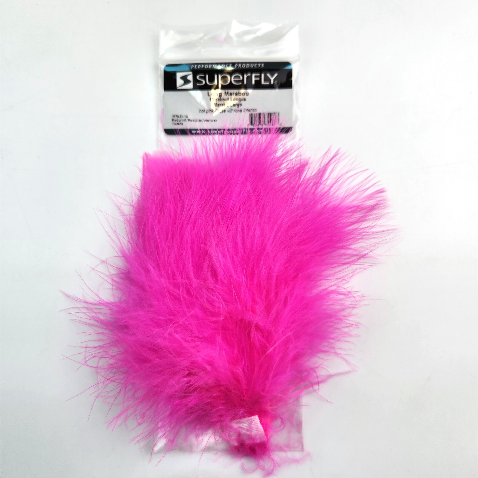 Superfly Long Marabou Feathers - Hot Pink