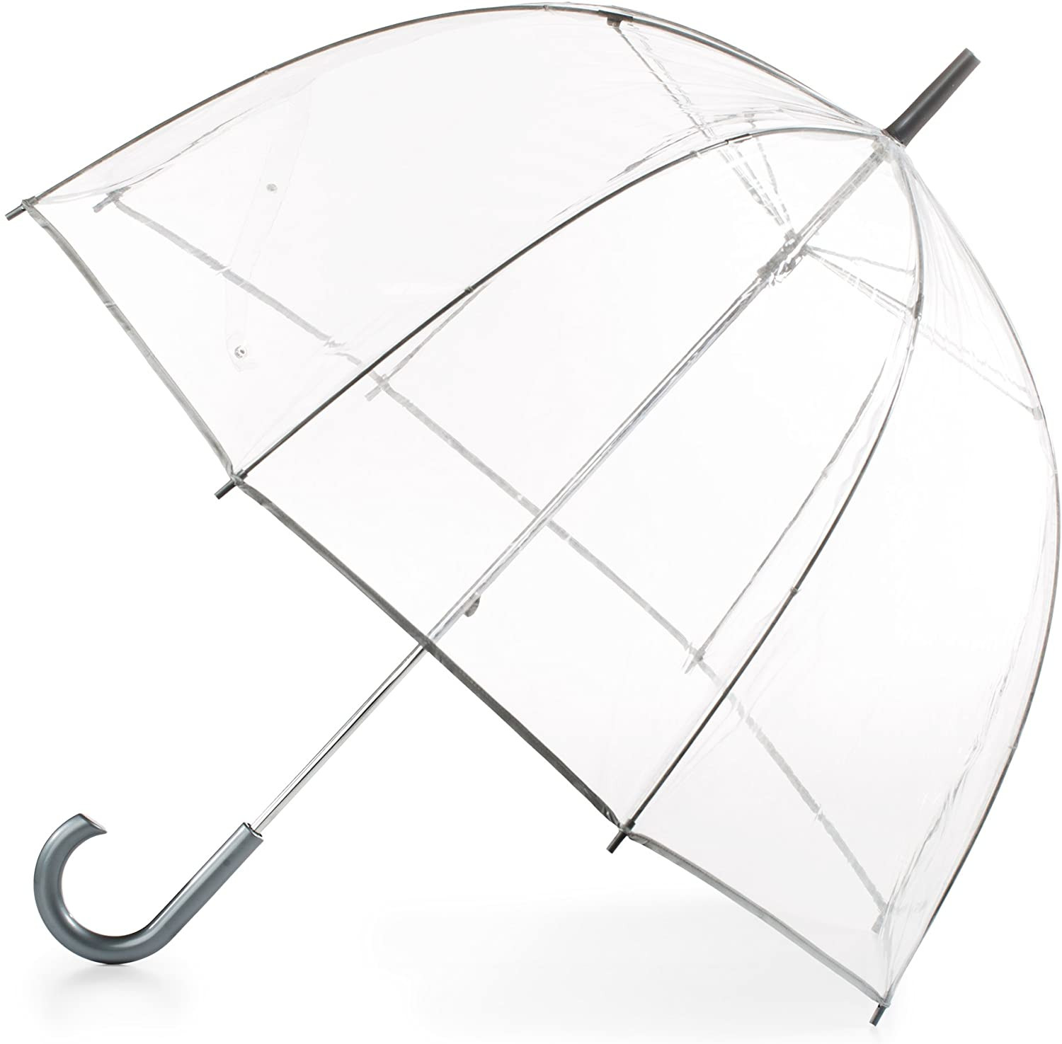 Totes Clear Bubble Dome Umbrella Transparent Fashion Large Windproof Rain