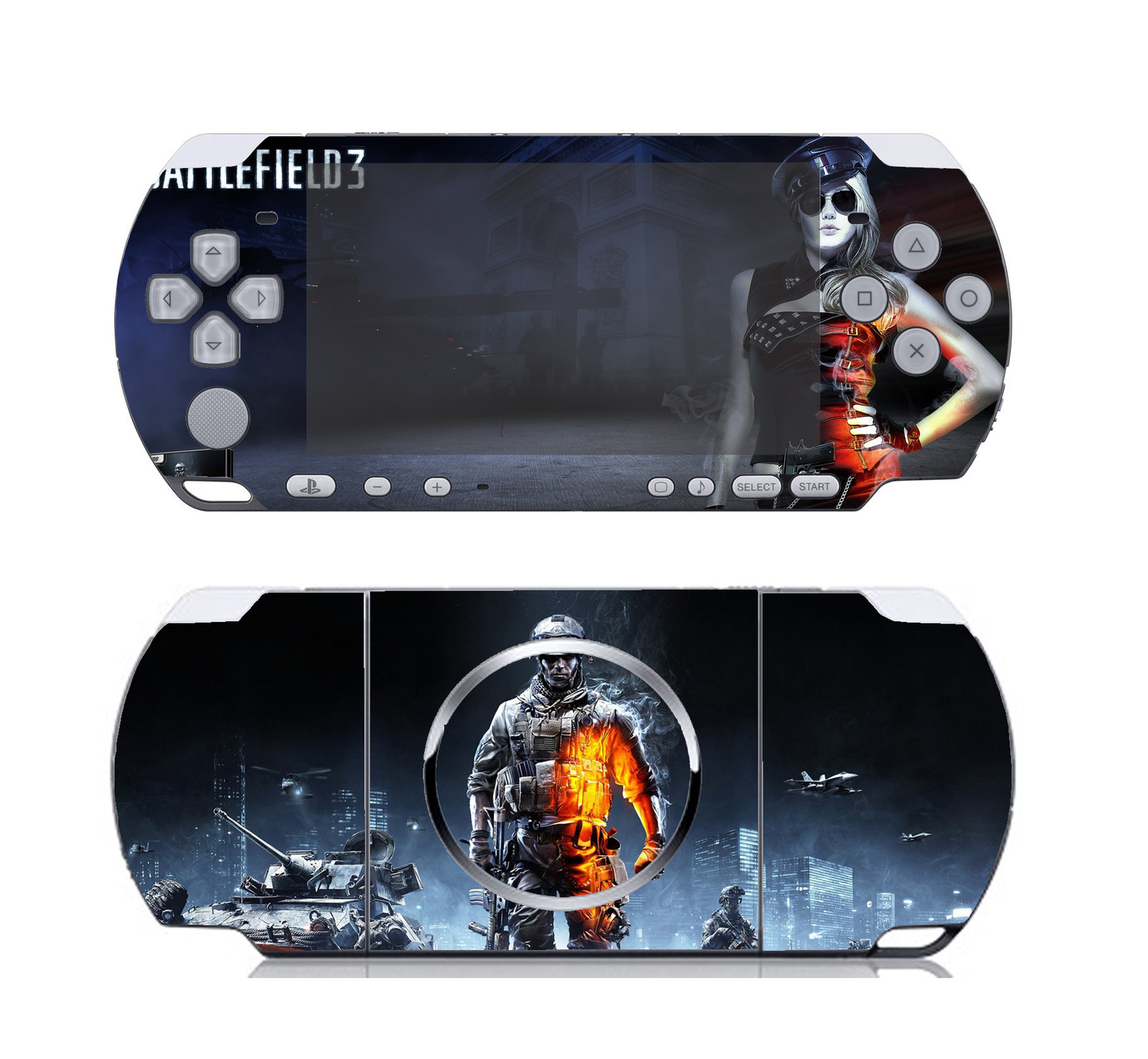 Battle 118 Vinyl Decal Skin Sticker Cover for Sony PSP 3000