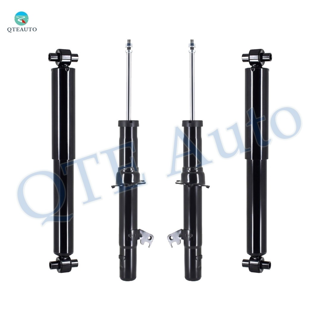 Set 4 Front Suspension Strut Assembly-Rear Shock Absorber For 2003-2008 Mazda 6