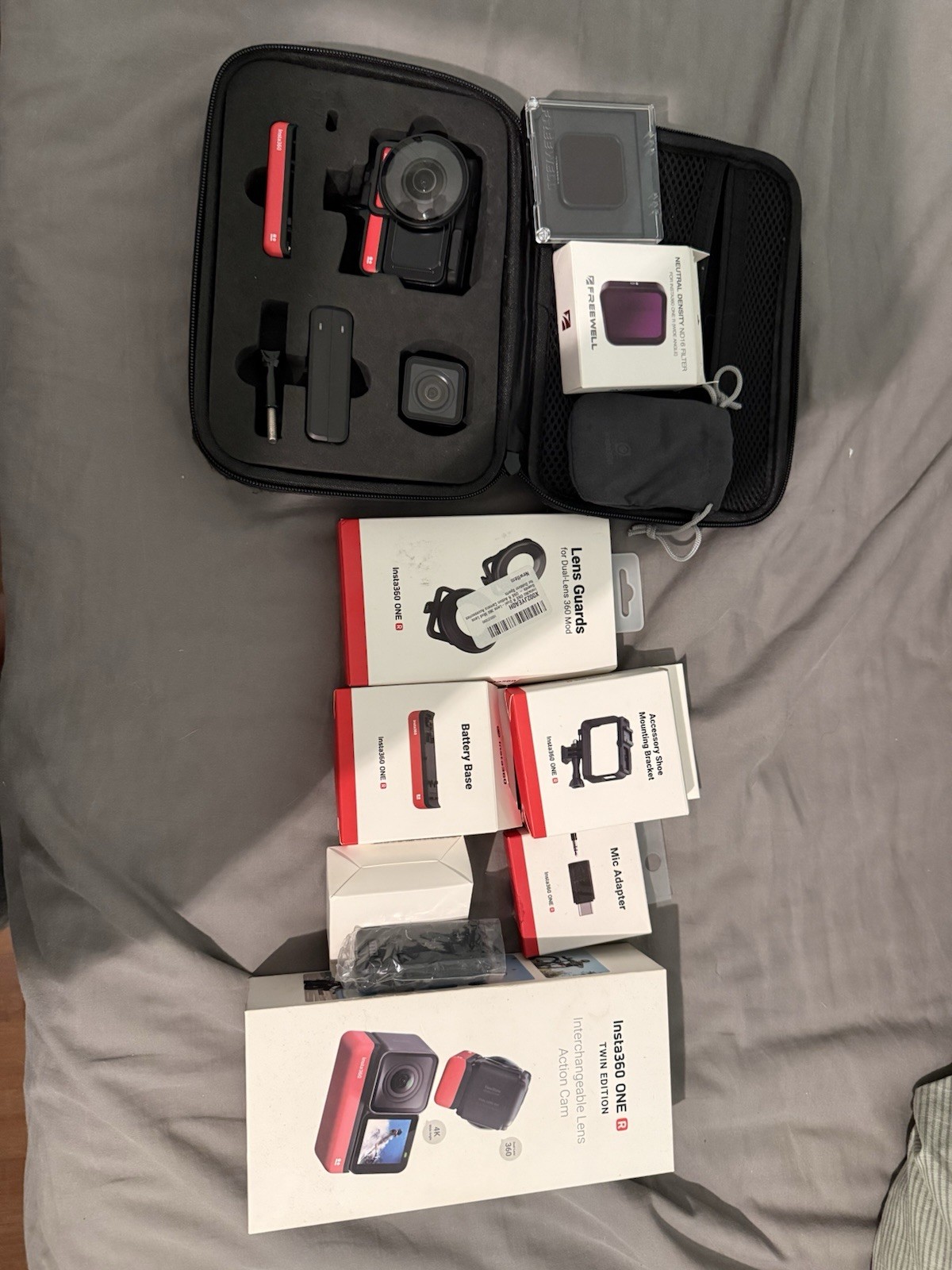 insta360 ONE R Twin Edition – 4K Action Camera & 5.7K 360 Camera Extras