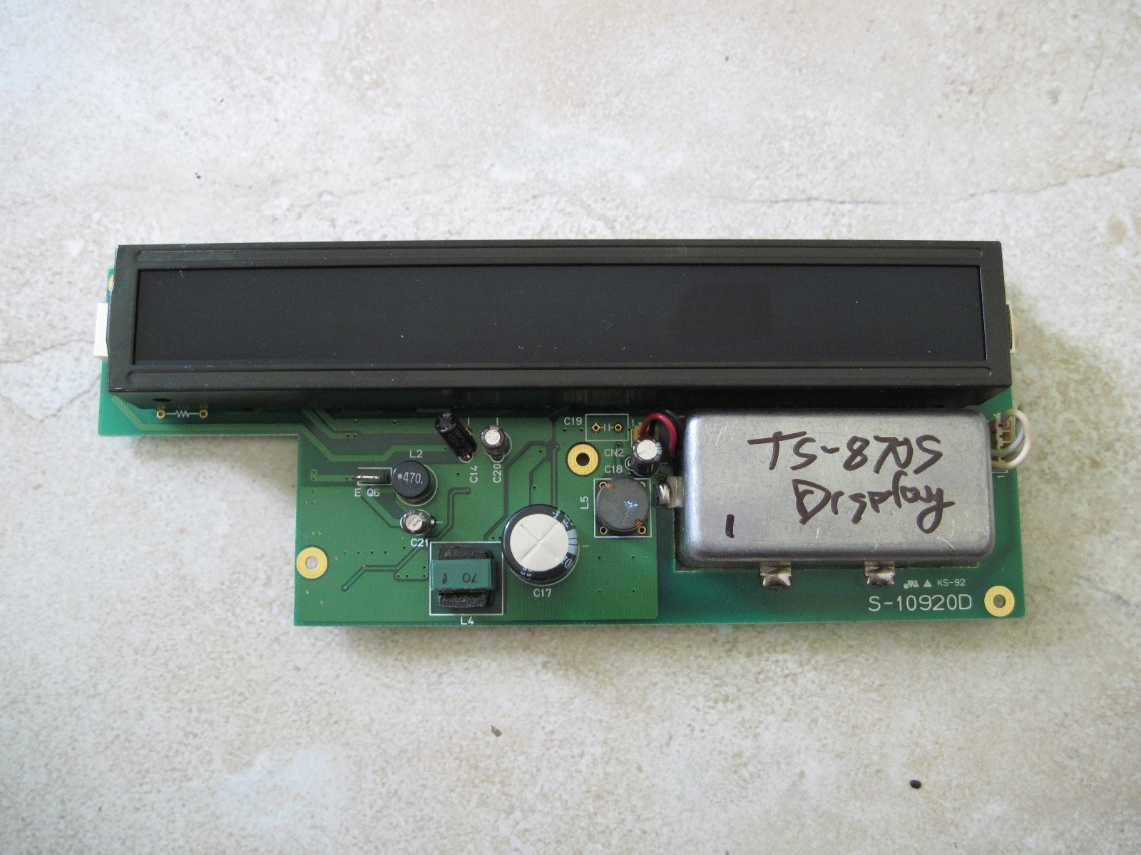 Kenwood TS-870S  DISPLAY unit in Excellent shape and working as it should
