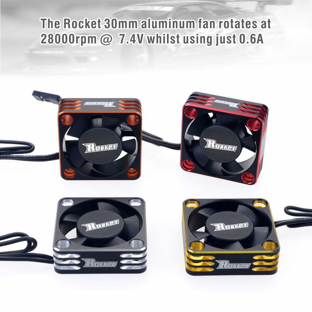 25,30,35,40,50mm RC Cooling Fan SURPASS HOBBY Metal Heat Sink Fan Cover US SHIP