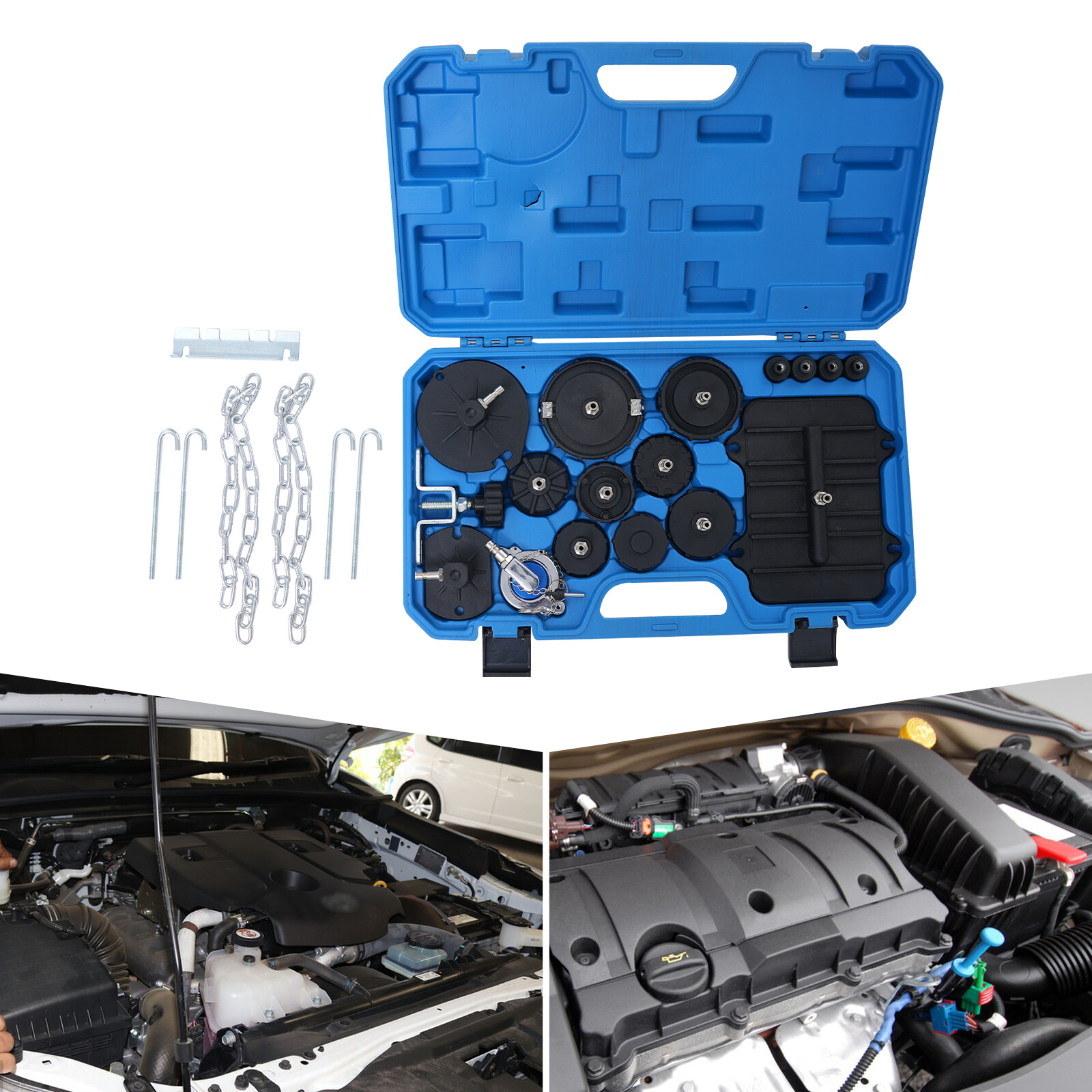 Brake Bleeder Kit For Nissan, Honda, Chrysler, Dodge, Ford, Jeep, Toyota, Lexus