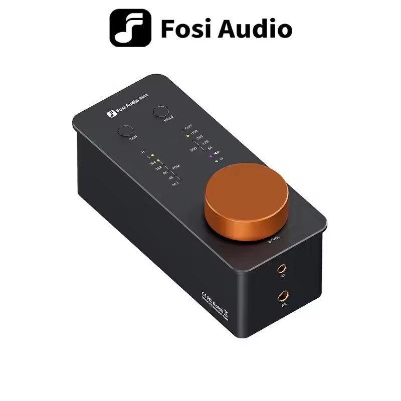 Fosi Audio SK02 Desktop USB DAC Headphone Amplifier Hifi DSD Audio Decoder