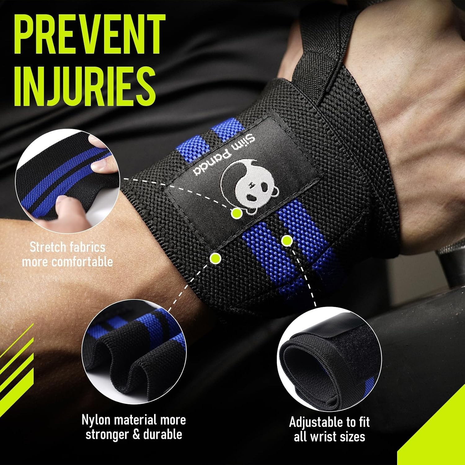 Versatile Wrist Guards for Strength Training - Heavy Duty Support, 18 Inches