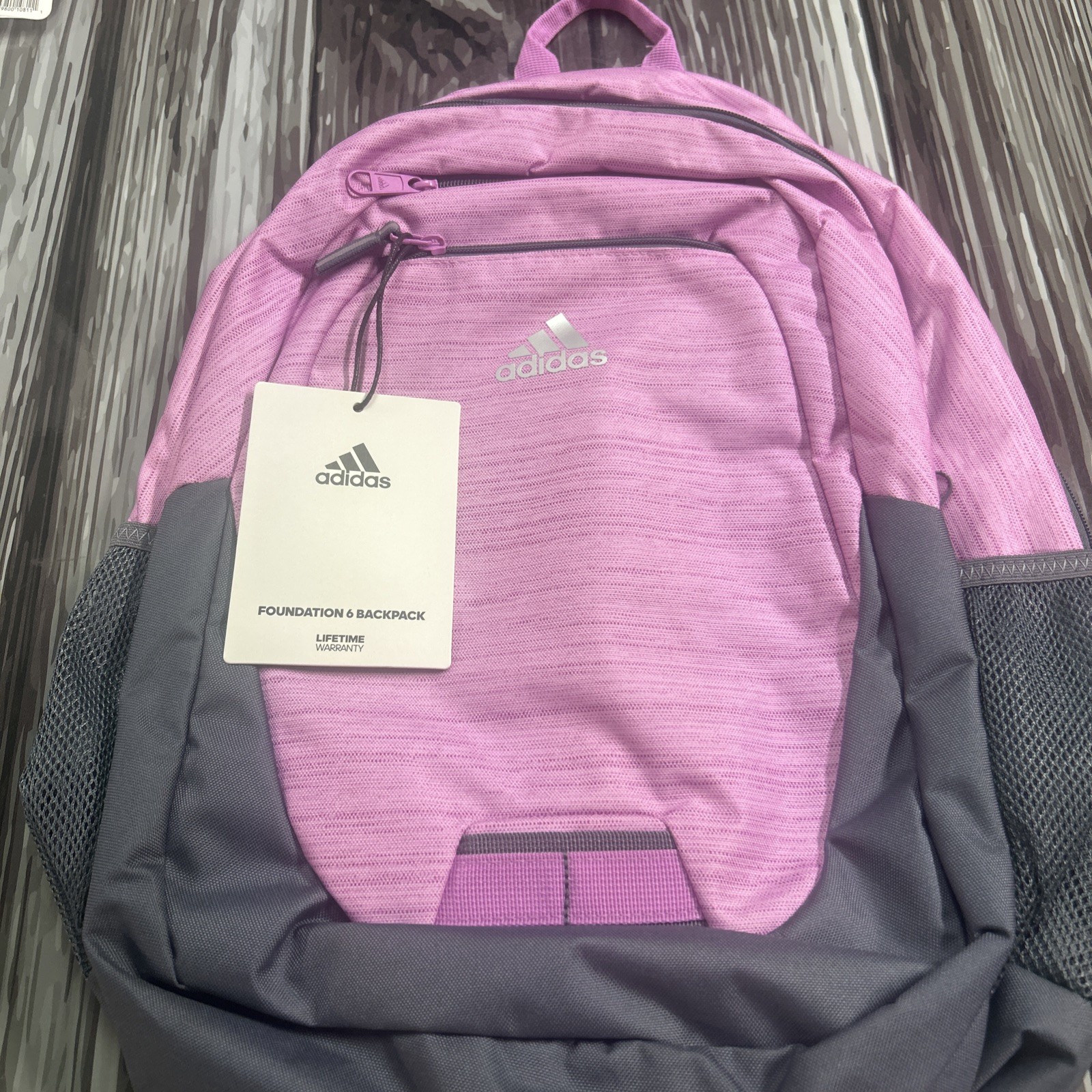 Adidas Foundation 6 Backpack Two Tone Bliss Lilac - Semi Pulse NEW w/Tag