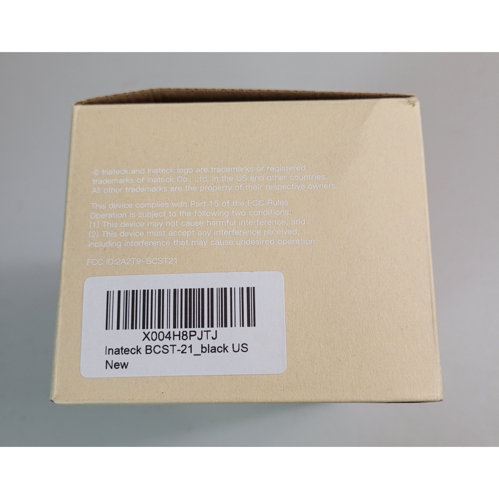 Inateck BCST-21 Wireless Barcode Scanner Black Yellow Handheld New Open Box