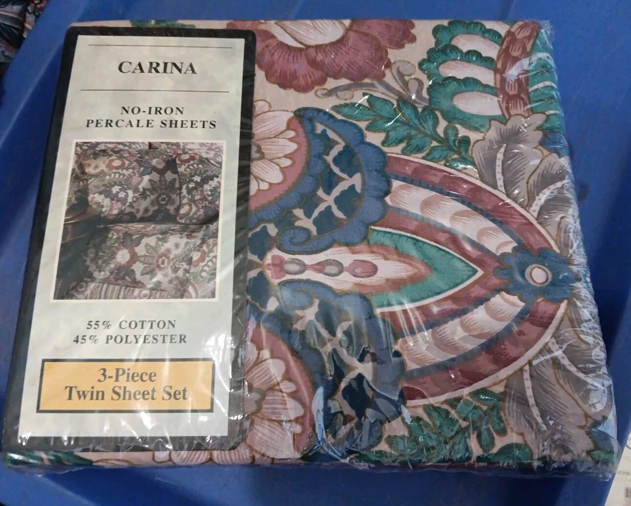 Carina No-iron Percale Sheets 3 Pc Twin Sheet Set