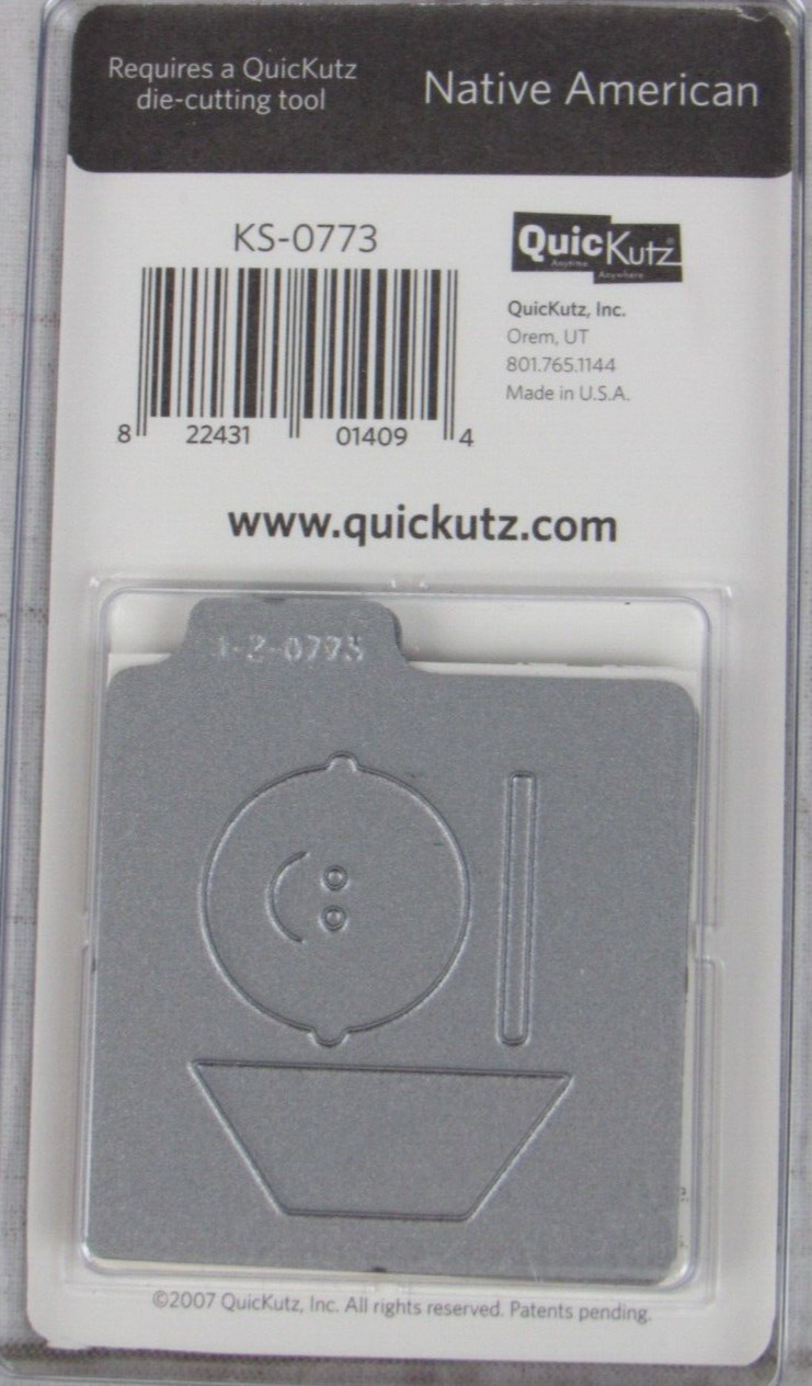QuicKutz Native American 2x2, 2 Cutting Die Set KS-0773