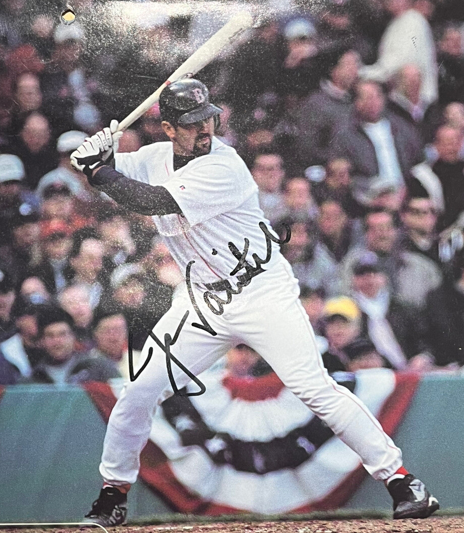 Boston Red Sox 2003 Calendar Autographed by Jason Varitek Baseball MLB Memorabil