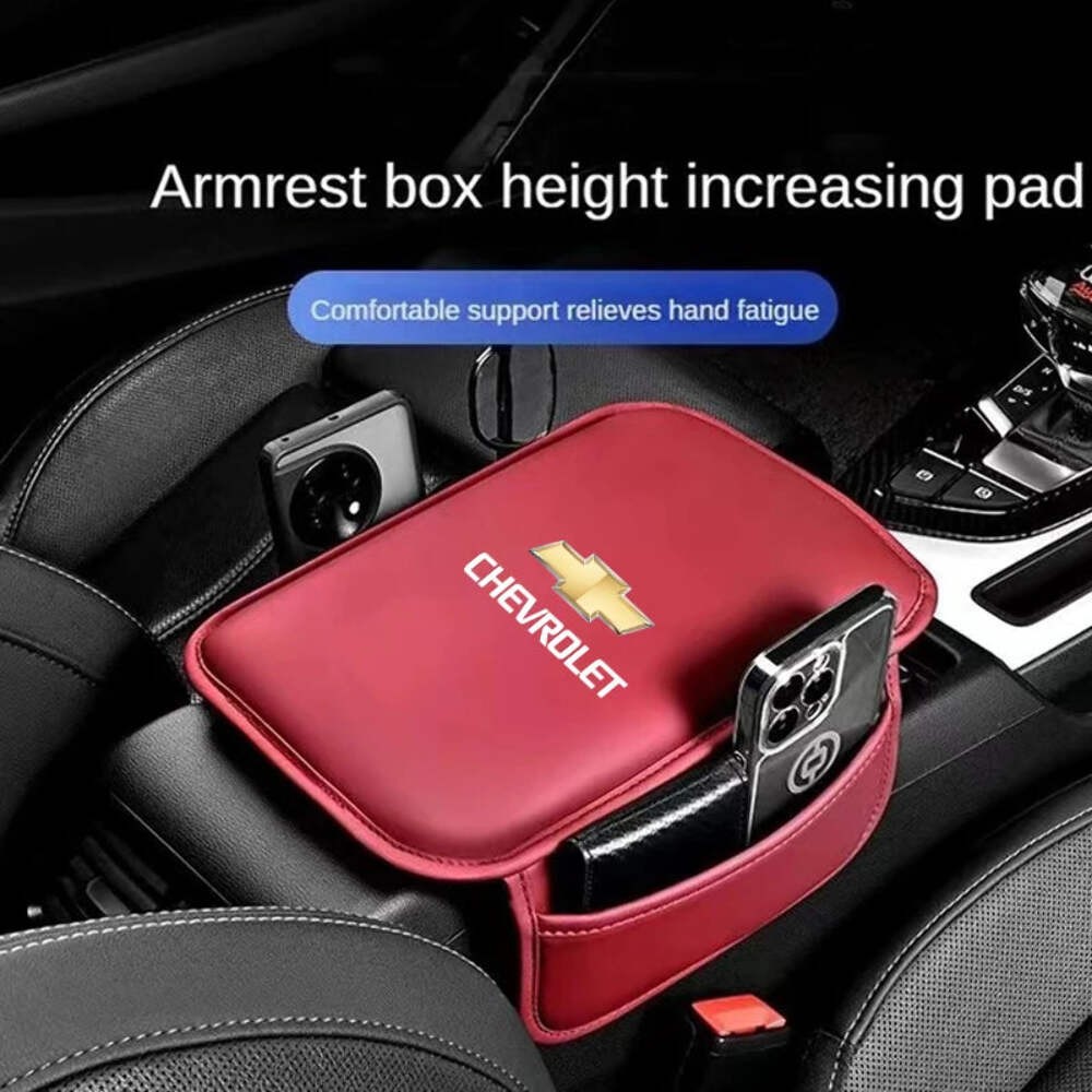Leather Car Armrest Box Pad Auto Armrest Mat High Quality Accessorie For Chevrol