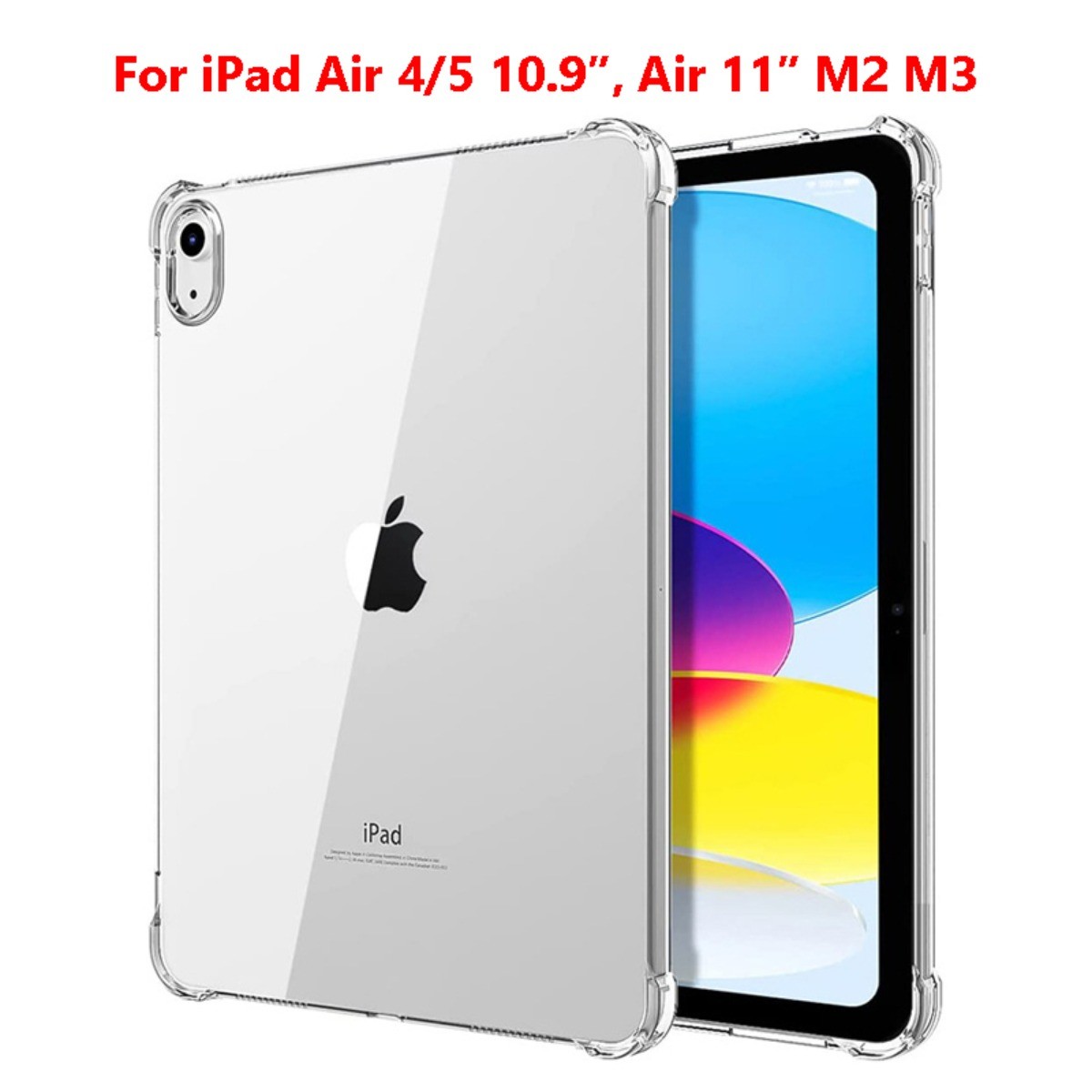 Shockproof Clear Case Cover For Apple iPad Air 4 5 10.9" / iPad Air 11" M2 M3