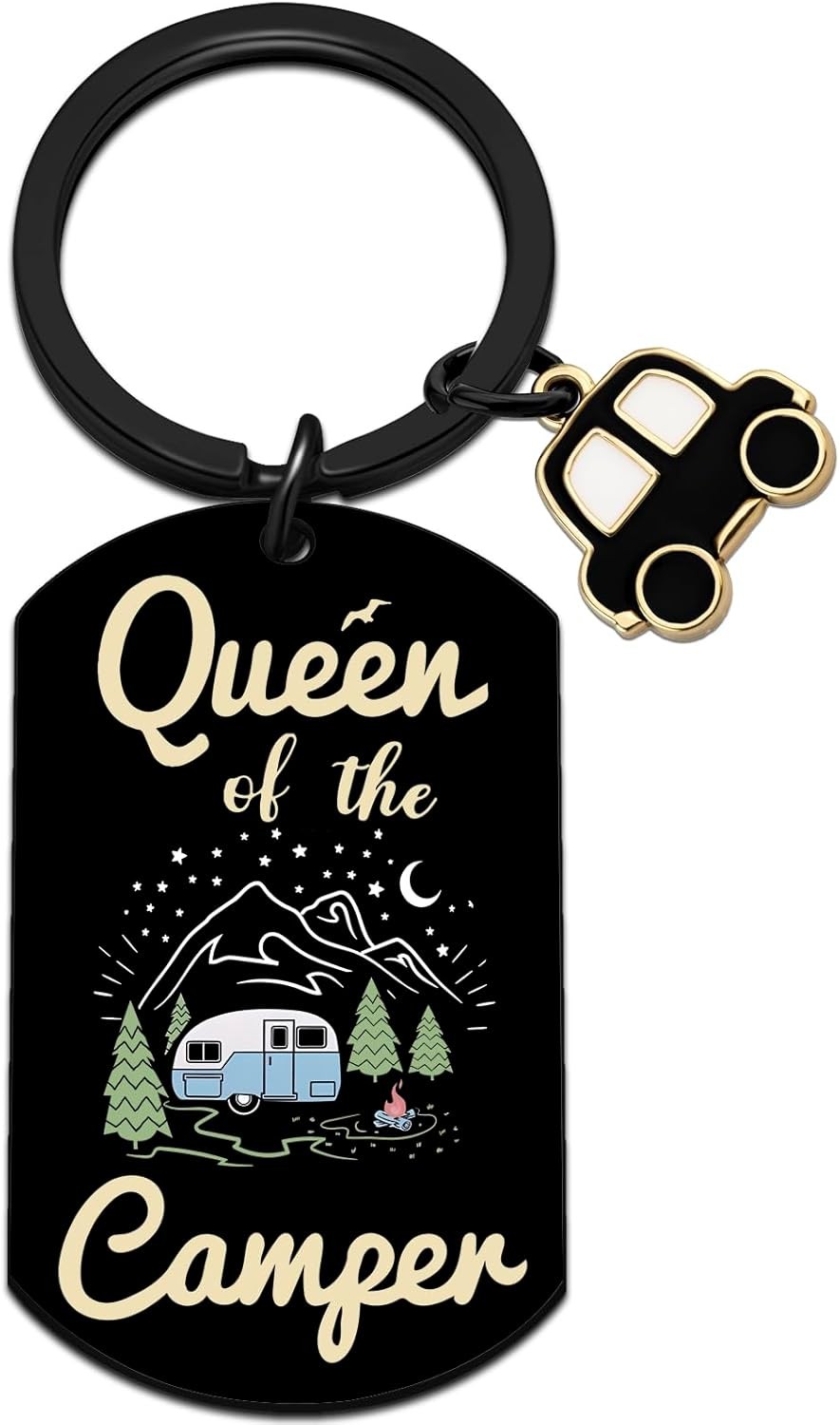 Camping Gifts for Women Camper Keychain Rv Gifts for Campers Cool Camping Access