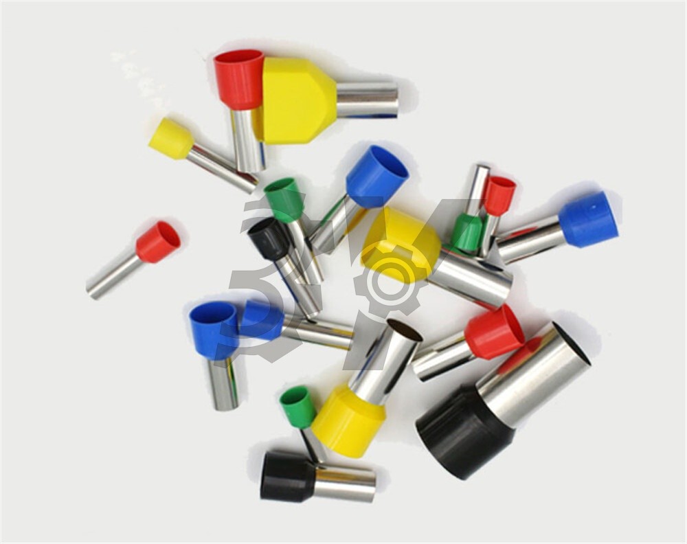 100 x AWG 20 / 0.75mm² wire crimp cord end terminal insulated ferrule e7508 *m