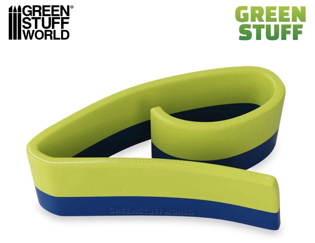 Green Stuff 12 inches - Kneadatite Blue Yellow Duro Sculpting Putty - US Seller