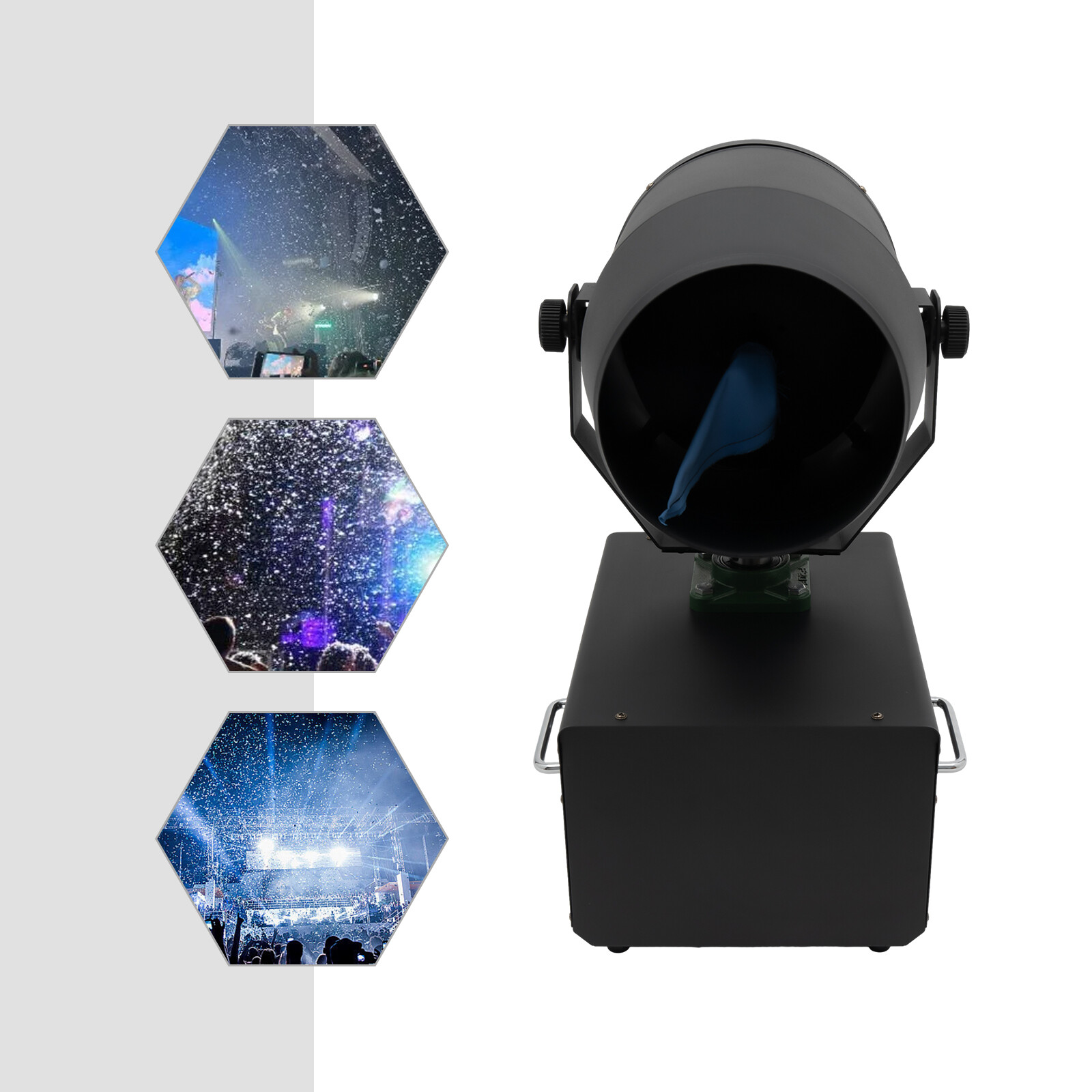 2000W Professional Snow Machine - Stage & Wedding Party Effect Shaking Head