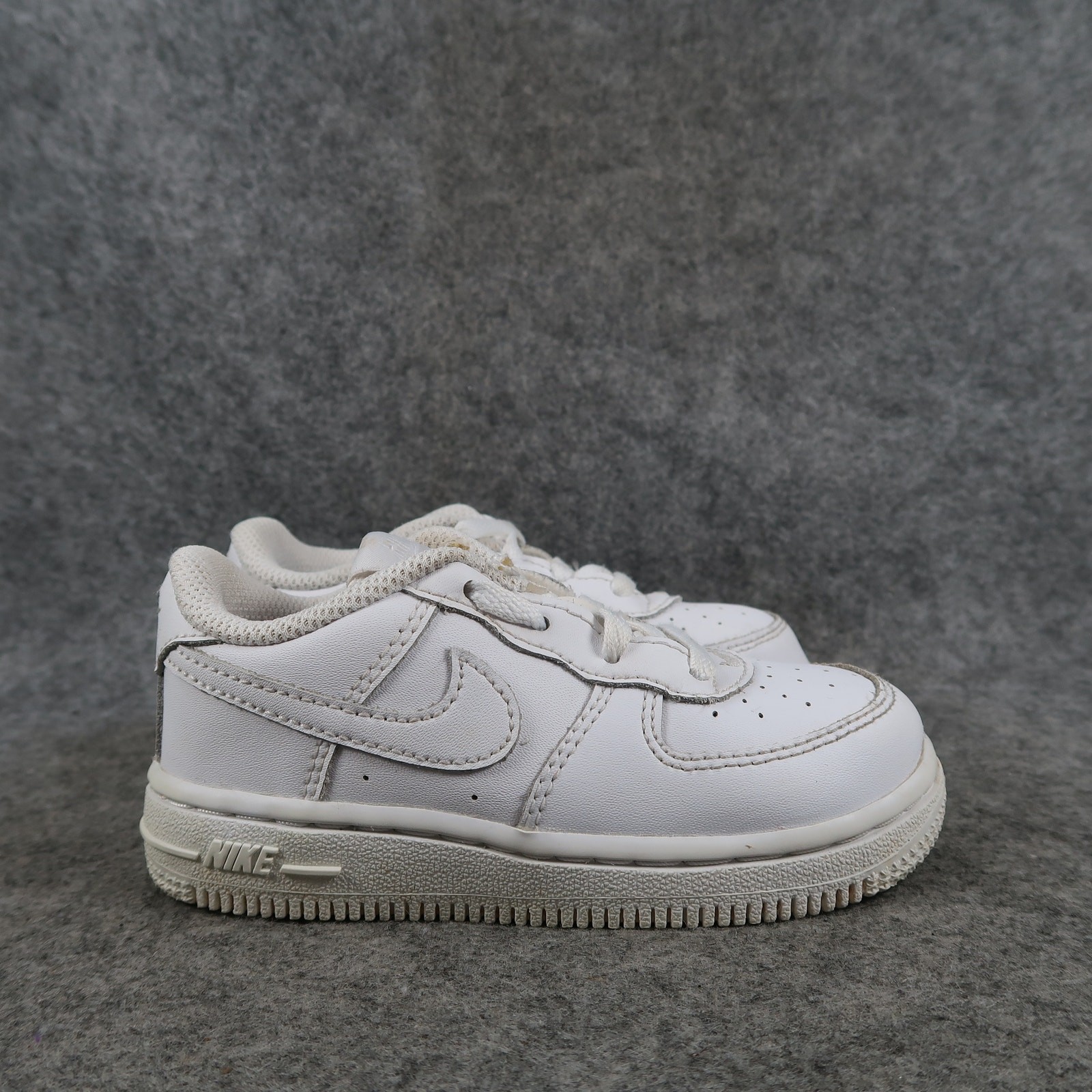 Nike Shoes Kids Toddler 8 Sneakers Force 1 LE Casual Trainers White Lace Up