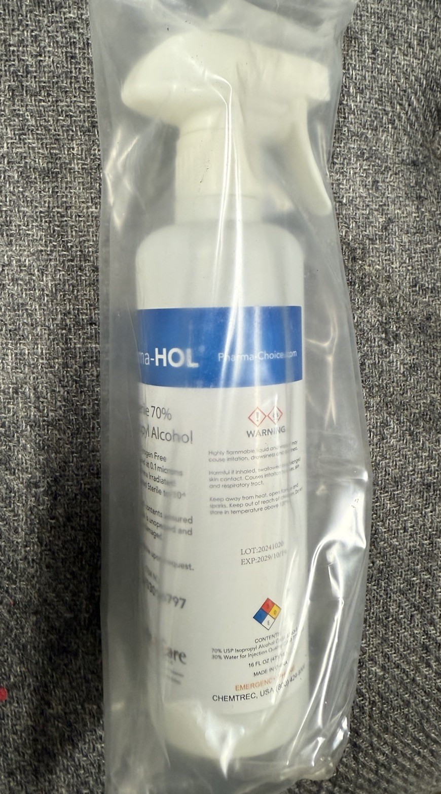 Pharma-Hol Sterile Alcohol Pharma-Hol Sterile Alcohol