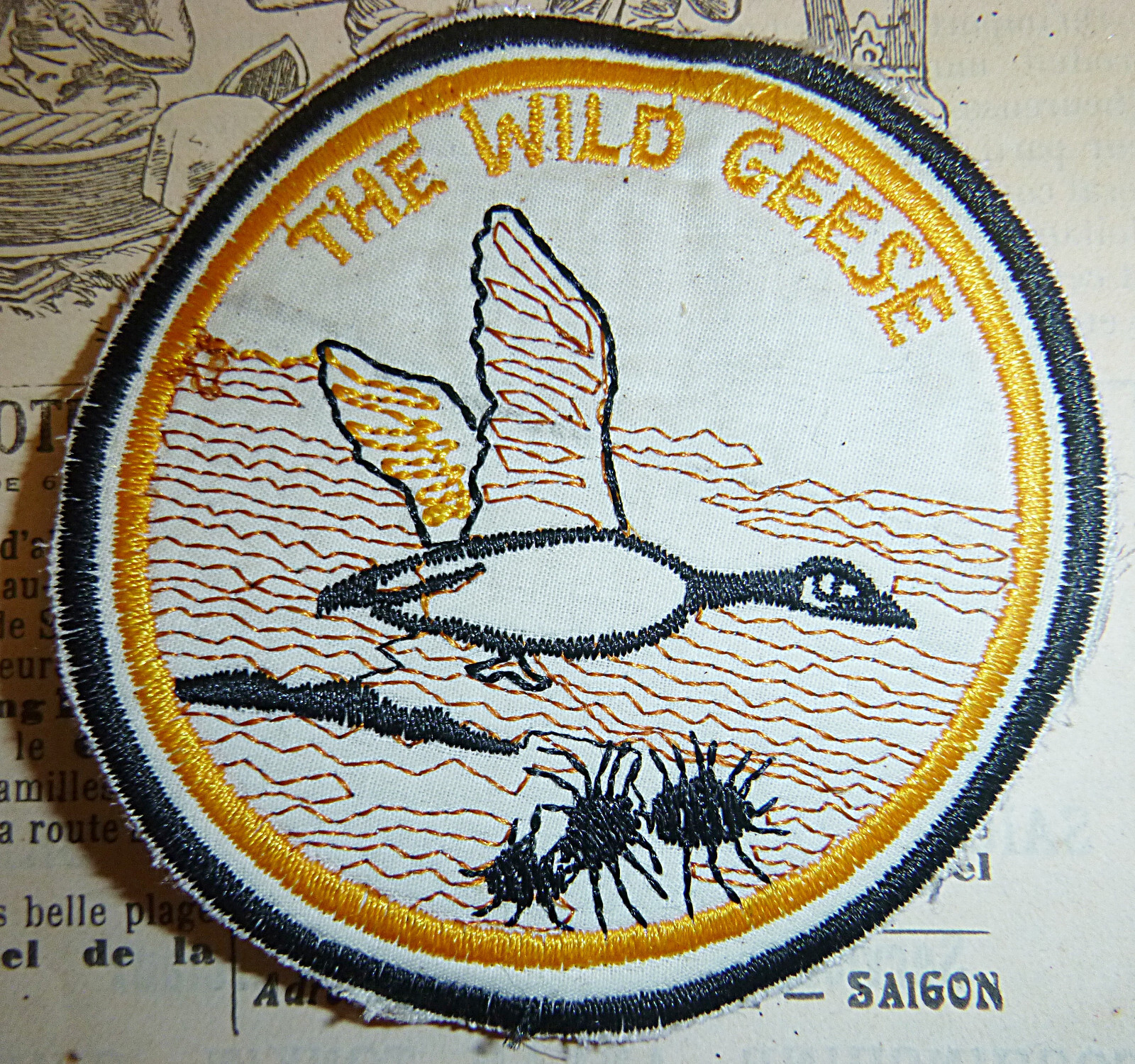 The Wild Geese - Mad Mike Hoare - Patch - Repro - 5 Commando - Belgian - Congo