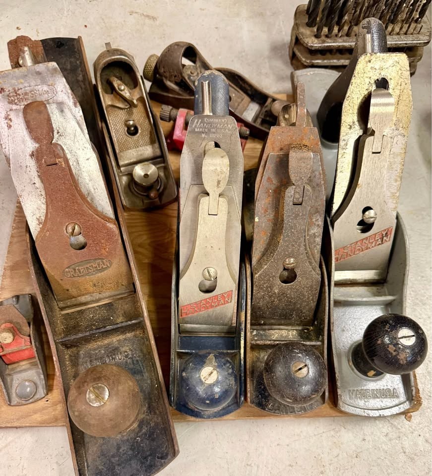 🛠️ Vintage Hand Plane Lot - Stanley & Craftsman (Classic Craftsmanship)