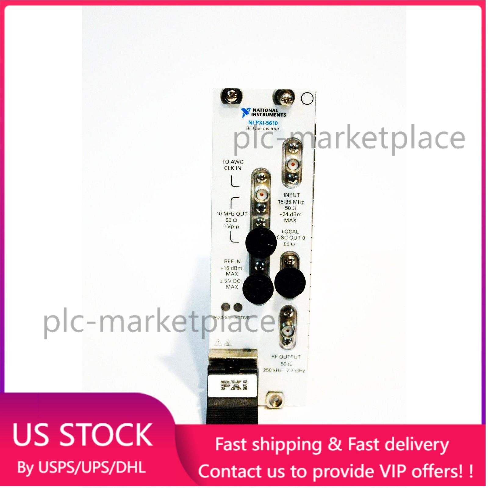 US Free TAX NEW NI PXI-5610 PXI 5610 2.7 GHz RF Upconverter.