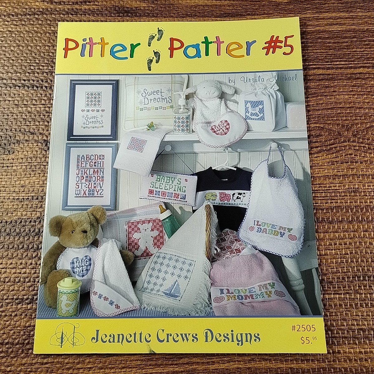 Pitter Patter #5 Jeanette Crews Designs #2505 Cross Stitch