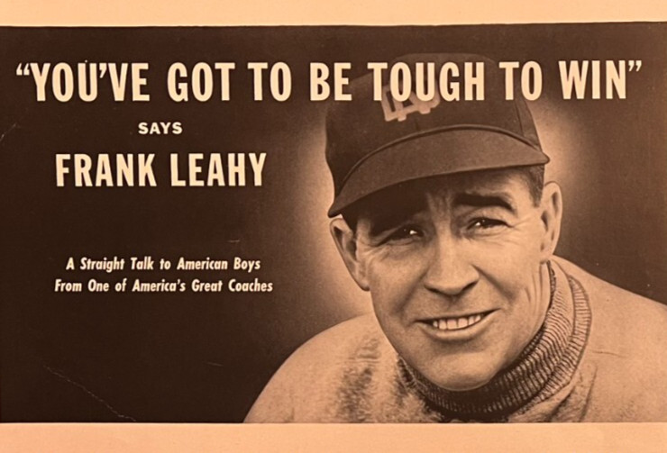 Keds Notre Dame Coach Frank Leahy Vintage TWO PAGE Print Ad Life 1942 Baseball