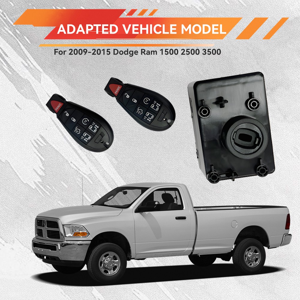 For 09-12 Dodge Ram 1500 WIN Module Wireless Ignition Node -Programmed w/Keys