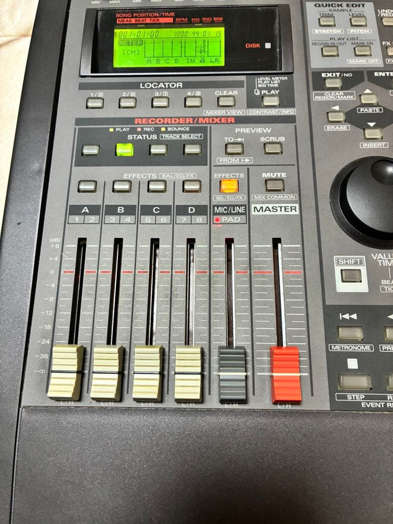 Roland SP-808 Groove Sampler Zip Drive FX Sequencer Tested Working